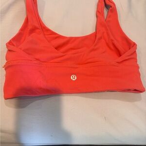 lululemon athletica Coral-Pink Sport Bra with Supportive Band size 6